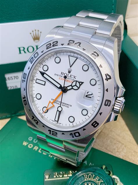 Rolex explorer 2 white dial